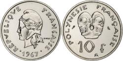 World Coins - French Polynesia, 10 Francs, 1967, Paris, Nickel, , KM:5