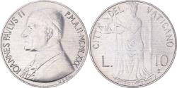 World Coins - Coin, VATICAN CITY, John Paul II, 10 Lire, 1980, Roma, , Aluminum