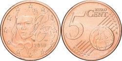 World Coins - France, 5 Euro Cent, 2010, Paris, BU, , Copper Plated Steel, KM:1284