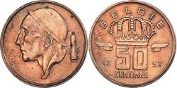 World Coins - Coin, Belgium, 50 Centimes, 1957
