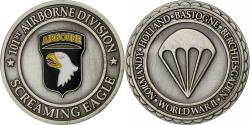World Coins - France, Token, Airborne - 101 st Division, Copper-nickel Aluminium, Souvenirs et
