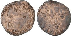 World Coins - France, Henri III, Double Tournois, Bourges, Copper, , Gadoury:455