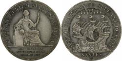 World Coins - France, Token, Chambre au Tribunal de Commerce, Nantes, Silver, Flan mat