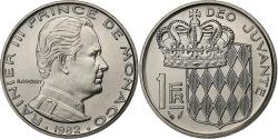 World Coins - Monaco, Rainier III, 1 Franc, 1982, MDP, série FDC, Nickel,