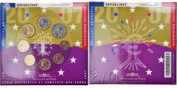 World Coins - France, 1 Cent to 2 Euro, 2007, BU,
