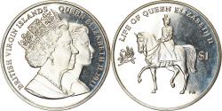 World Coins - Coin, BRITISH VIRGIN ISLANDS, Dollar, 2011, Franklin Mint, Reine Elizabeth à