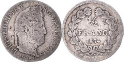 World Coins - Coin, France, Louis-Philippe, 1/2 Franc, 1834, Paris, , Silver