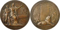 World Coins - France, Medal, Prix du ministre de la Guerre, French Third Republic, Politics