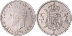 World Coins - Coin, Spain, Juan Carlos I, 5 Pesetas, 1975, Madrid, , Copper-nickel