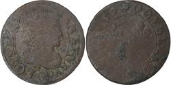 World Coins - France, Louis XIV, Liard de France, 1694, Rouen, Copper, , Gadoury:80