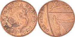 World Coins - Coin, Great Britain, Elizabeth II, Penny, 2010, , Copper Plated Steel