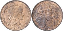 World Coins - France, 10 Centimes, Daniel-Dupuis, 1899, Paris, Bronze, , Gadoury:277