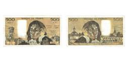 World Coins - France, 500 Francs, Pascal, 1977, N.75, AU(50-53), Fayette:71.17, KM:156d