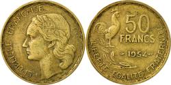 World Coins - Coin, France, Guiraud, 50 Francs, 1954, Paris, , Aluminum-Bronze