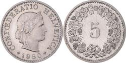 World Coins - Coin, Switzerland, 5 Rappen, 1980, Bern, Proof, , Copper-nickel, KM:26