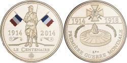World Coins - France, Medal, Centenaire de la Première Guerre Mondiale, Armistice, 2014