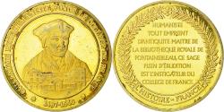 World Coins - France, Medal, L'Histoire de France, Guillaume Bude, , Vermeil