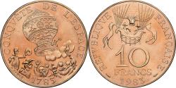 World Coins - Coin, France, La conquête, 10 Francs, 1983, Paris, série FDC, Tranche B