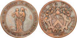 World Coins - France, Token, Royal, Bourgogne, Beaune, P. Gillet, Maire, 1719, Duvivier