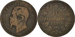 World Coins - Coin, Italy, Vittorio Emanuele II, 10 Centesimi, 1862, Milan, , Copper