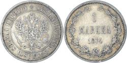 World Coins - Coin, Finland, Alexander II, Markka, 1874, Helsinki, , Silver, KM:3.2