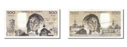 World Coins - Banknote, France, 500 Francs, 500 F 1968-1993 ''Pascal'', 1982, 1982-01-07