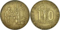 World Coins - Coin, West African States, 10 Francs, 1996
