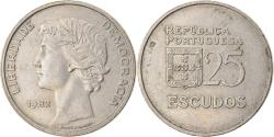 World Coins - Coin, Portugal, 25 Escudos, 1982, Saint-Petersburg, , Copper-nickel