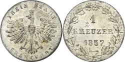 World Coins - Germany, Kreuzer, 1852, Frankfurt, Billon, , KM:312