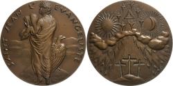 World Coins - France, Medal, saint Jean l'évangéliste, 1973, Bronze,