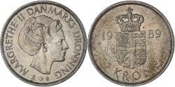 World Coins - Coin, Denmark, Krone, 1989