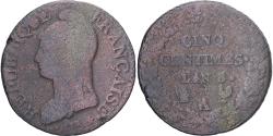 World Coins - Coin, France, Dupré, 5 Centimes, AN 8/5, Paris, , Copper, Gadoury:126a