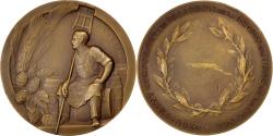 World Coins - France, Medal, French Fifth Republic, Business & industry, , Bronze