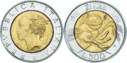 World Coins - Coin, Italy, 500 Lire, 1998, Rome, IFAD, , Bi-Metallic, KM:193