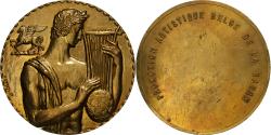 World Coins - Belgium, Medal, Orphée, Société Belge des Auteurs, Musique, Muller
