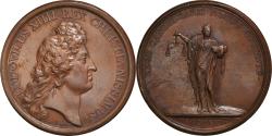 World Coins - France, Medal, Louis XIV, Le Roi tenant le Sceau, History, 1672, Mauger