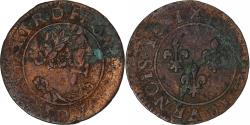 World Coins - France, Louis XIII, Double Tournois, 1631, Lyon, Copper, , Gadoury:11