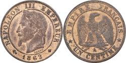 World Coins - France, Napoleon III, 1 Centime, 1862, Paris, Bronze, , Gadoury:87
