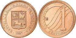 World Coins - Venezuela, Centimo, 2007, Maracay, Copper Plated Steel, , KM:87
