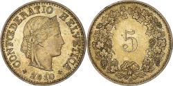 World Coins - Coin, Switzerland, 5 Rappen, 2010, Bern, , Aluminum-Bronze, KM:26c