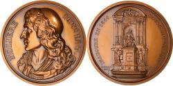 World Coins - France, Medal, Molière, Arts & Culture, Caunois, , Bronze
