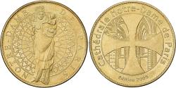 World Coins - France, Token, Paris - Cathédrale notre Dame - Vierge à l'Enfant, 2005