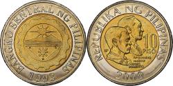 World Coins - Philippines, 10 Piso, 2000, Bi-Metallic,