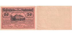 World Coins - Austria, Stattersdorf, 20 Heller, 1920-12-31, EF(40-45)
