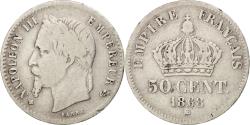 World Coins - Coin, France, Napoleon III, Napoléon III, 50 Centimes, 1868, Strasbourg