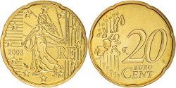 World Coins - France, 20 Euro Cent, 2003, Paris, BU, , Brass, KM:1286