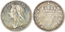 World Coins - Coin, Great Britain, Victoria, 3 Pence, 1900, , Silver, KM:777