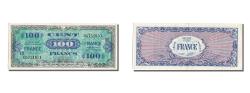 World Coins - Banknote, France, 100 Francs, 1945 Verso France, 1944, AU(55-58)