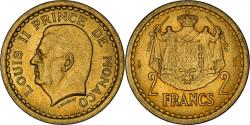 World Coins - Coin, Monaco, 2 Francs, 1943, Paris, , Cupro-Aluminium, Gadoury:134