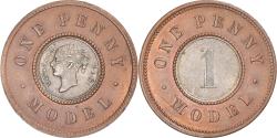 World Coins - Coin, United Kingdom, Victoria, One Penny Model, ND (1844), London,
